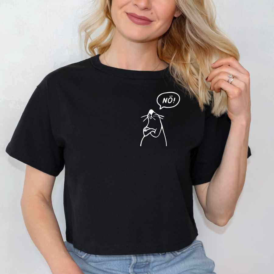 Bügelbild: Nö! Otter inkl. Anleitung