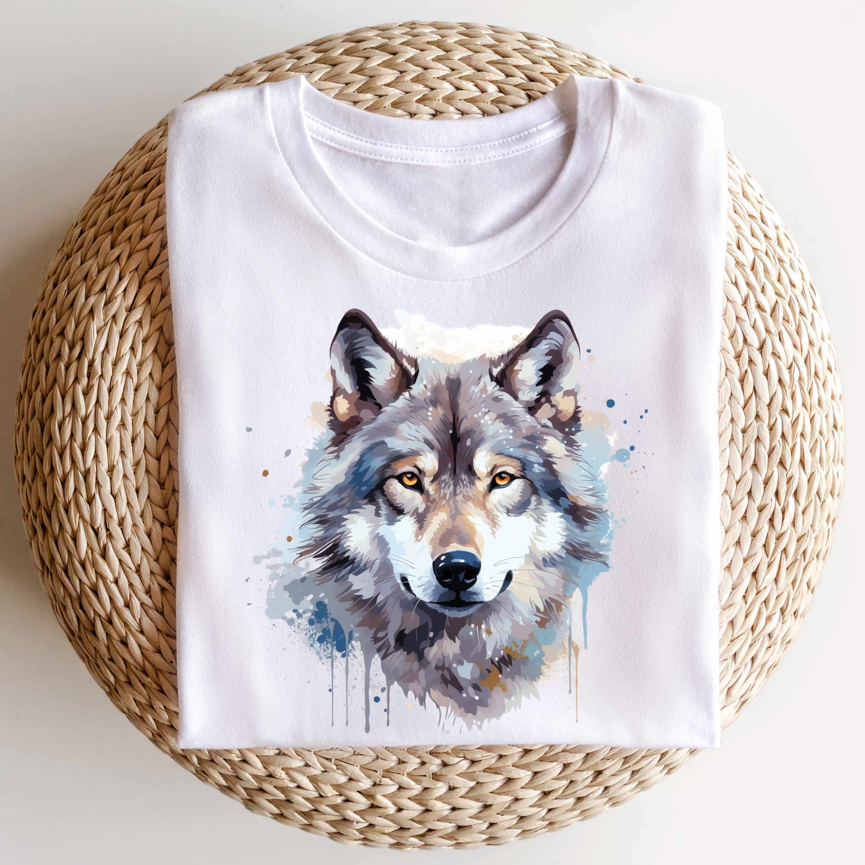 Buegelbild: Wolf (inkl. Folie &amp; Anleitung) – Buegeldesigns.de