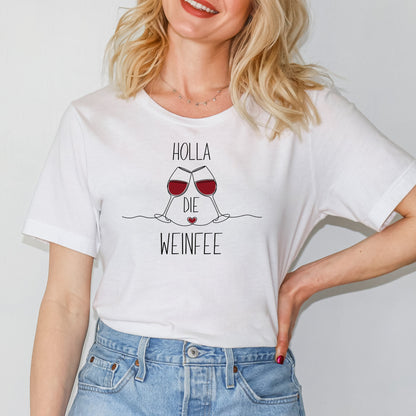 Bügelbild: Holla die Weinfee inkl. Anleitung