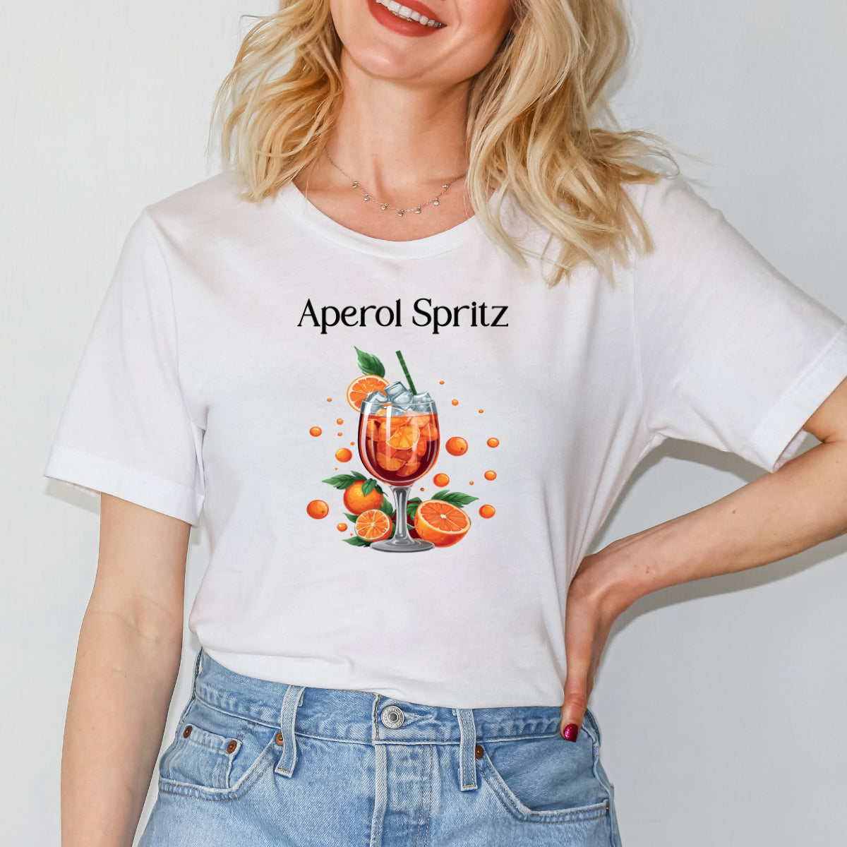 Bügelbild: Aperol-Spritz inkl. Anleitung