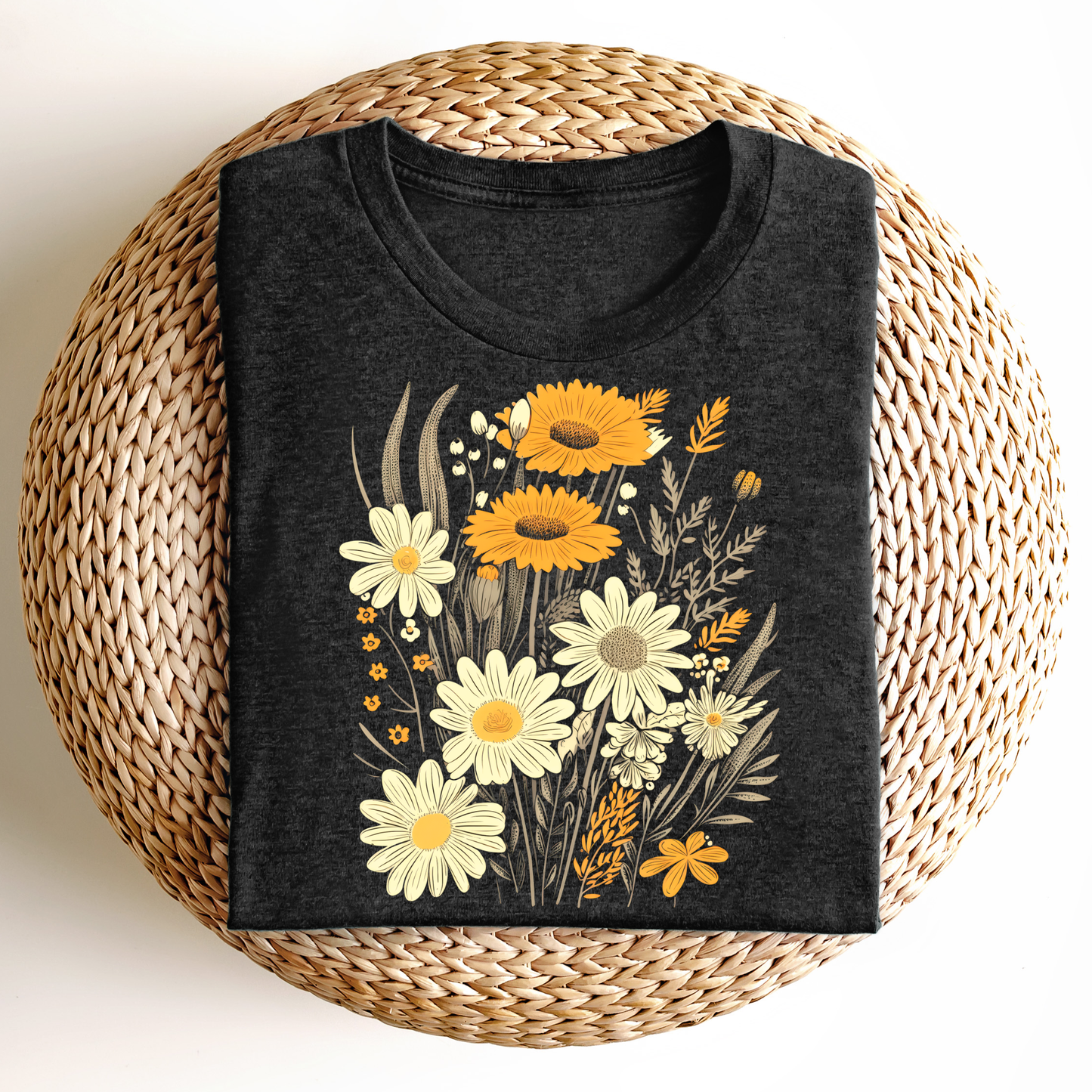 Bügelbild: Blumen - Flowers inkl. Anleitung