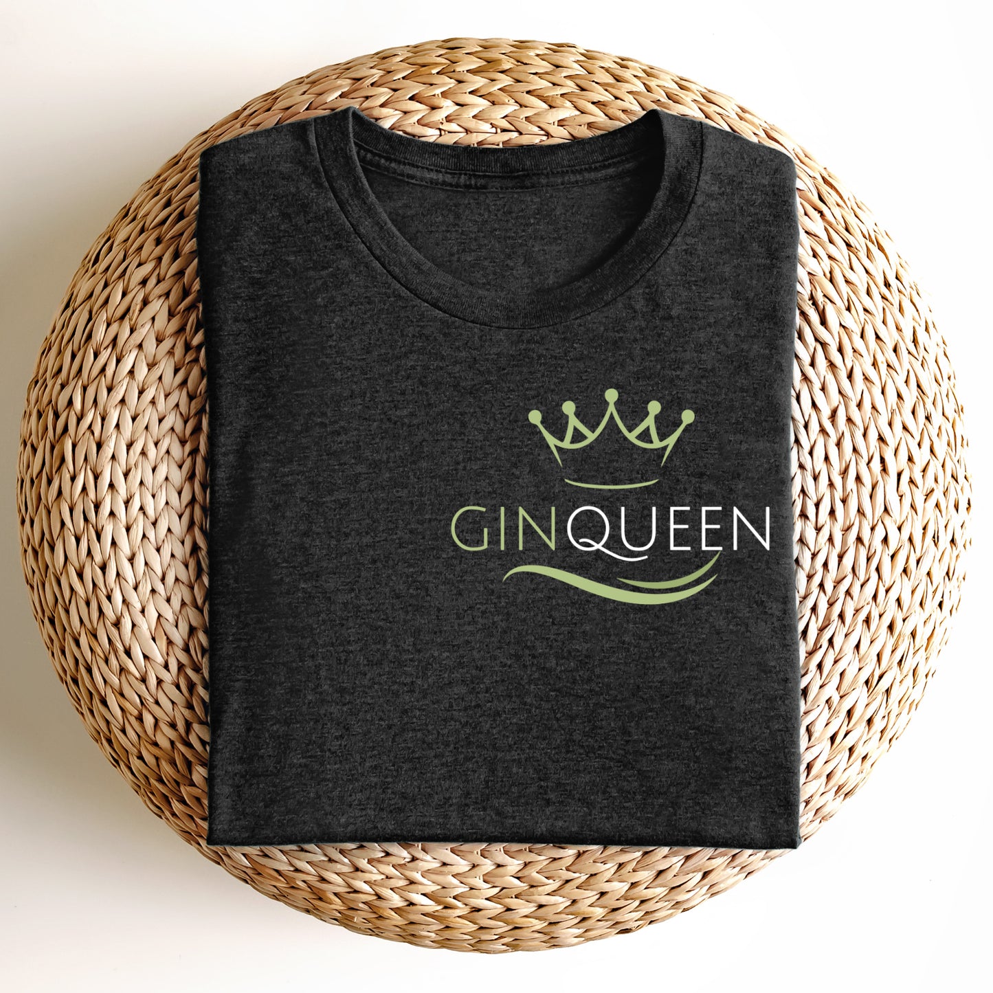 2x Bügelbild: Gin Queen inkl. Anleitung