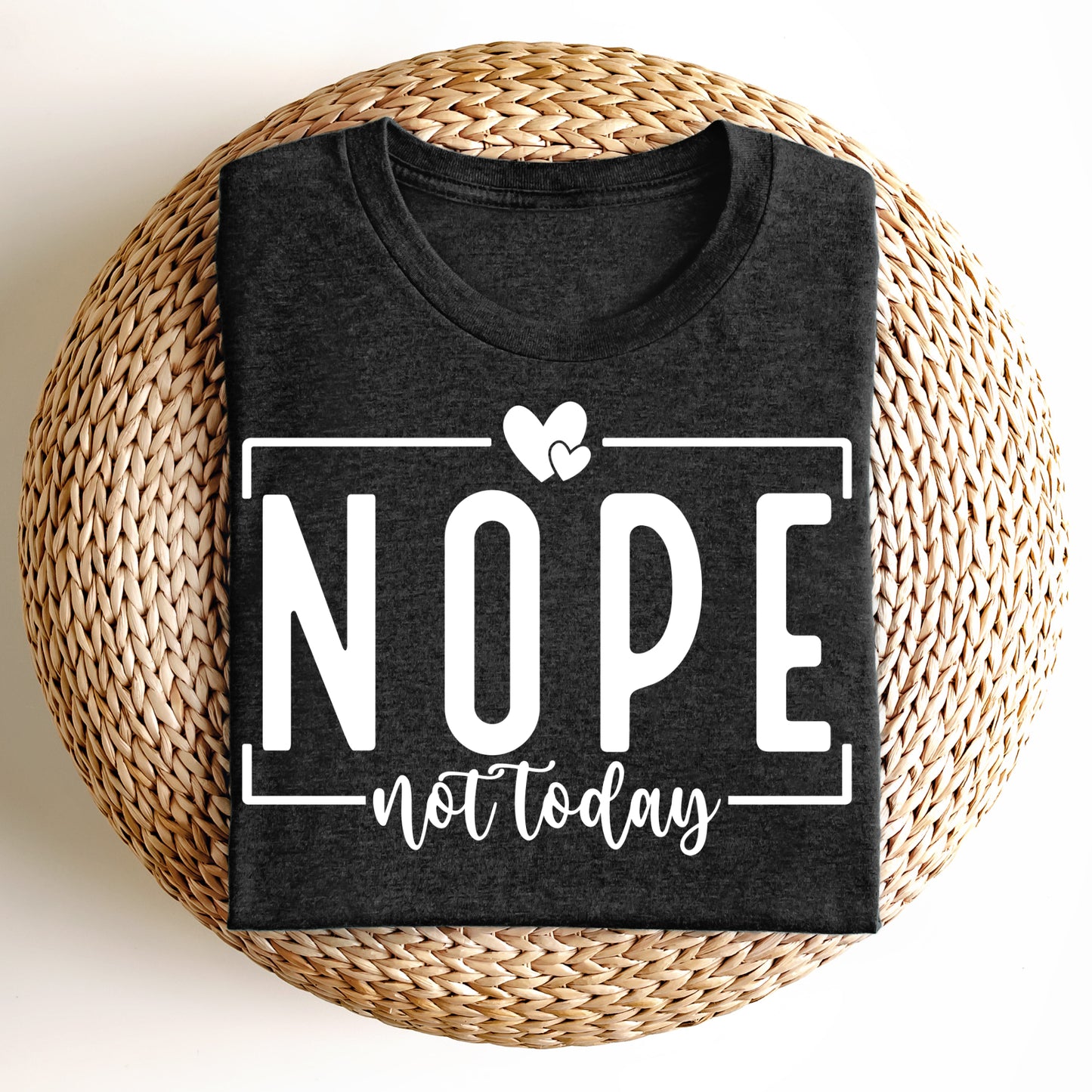 Bügelbild: Nope Not Today inkl. Anleitung