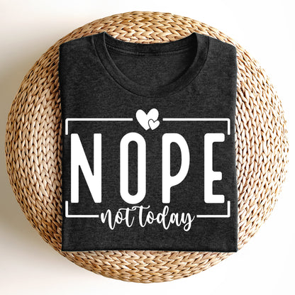 Bügelbild: Nope Not Today inkl. Anleitung