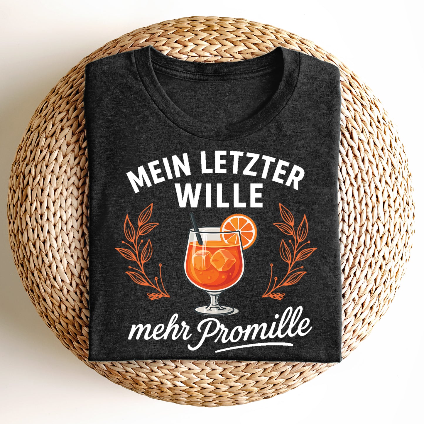 Bügelbild: Mein letzter Wille, mehr Promille inkl. Anleitung
