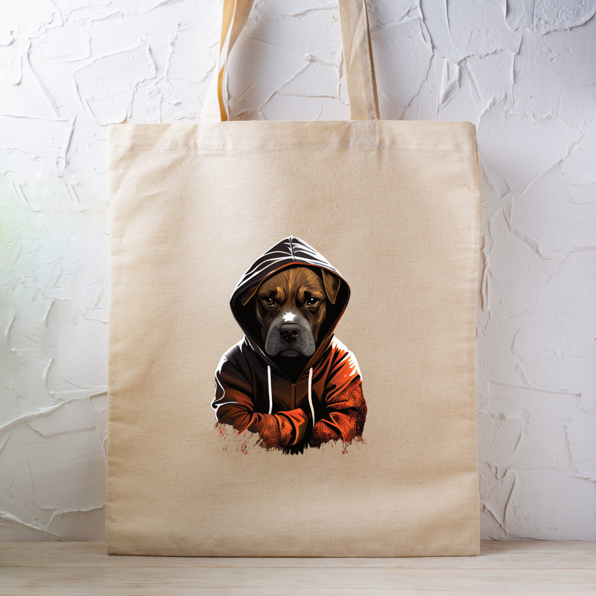 Bügelbild: Hoodie-Hund inkl. Anleitung