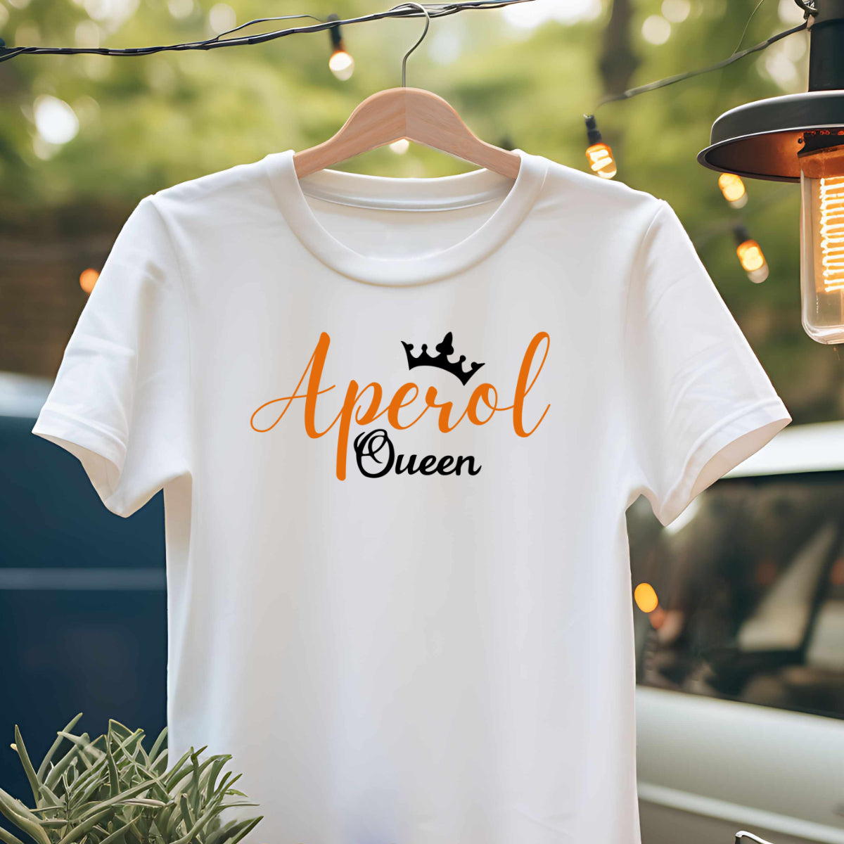 Bügelbild: Aperol Queen inkl. Anleitung