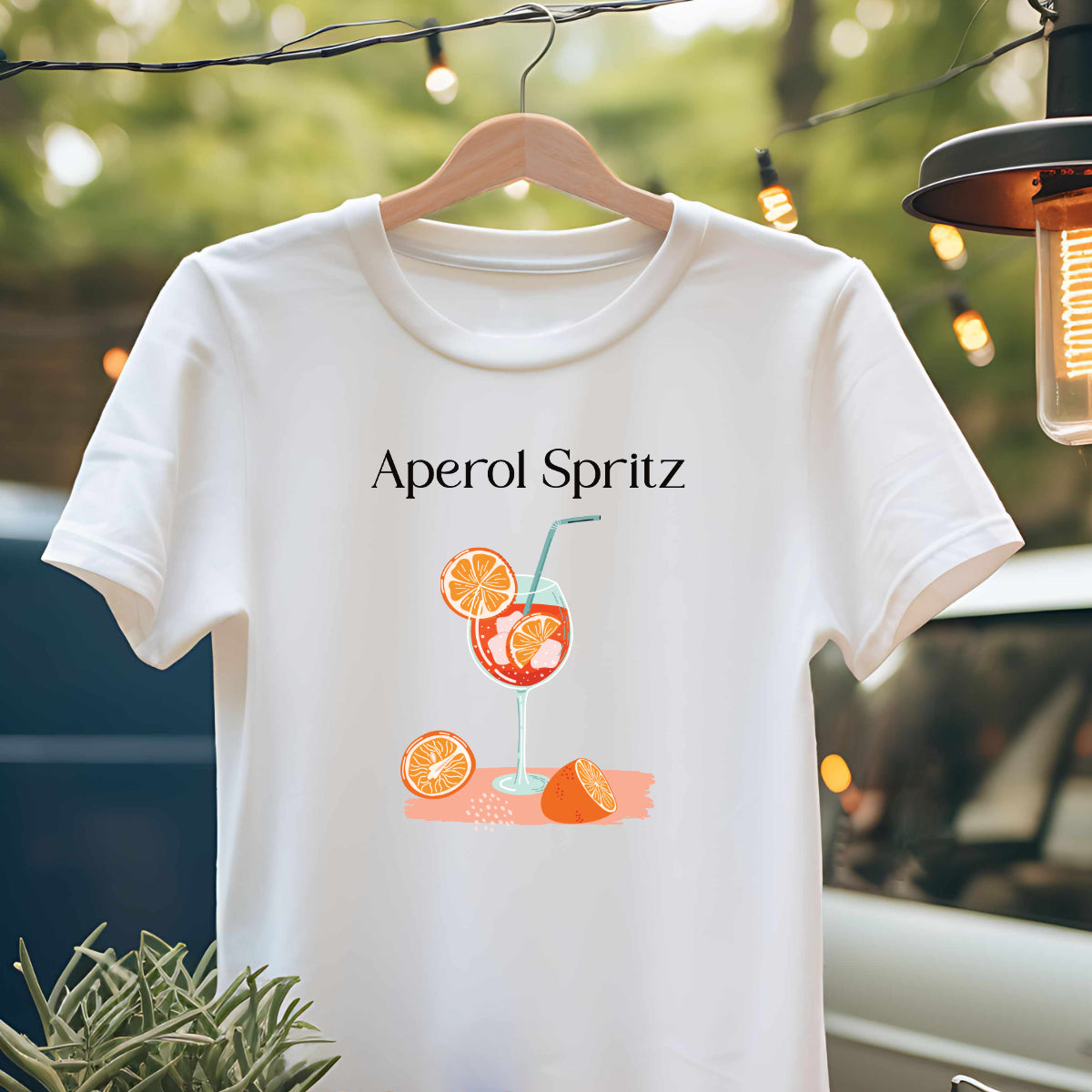 Bügelbild: Aperol-Spritz inkl. Anleitung