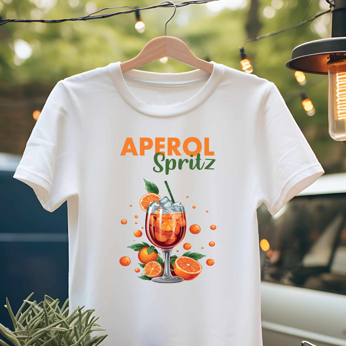 Bügelbild: Aperol-Spritz inkl. Anleitung