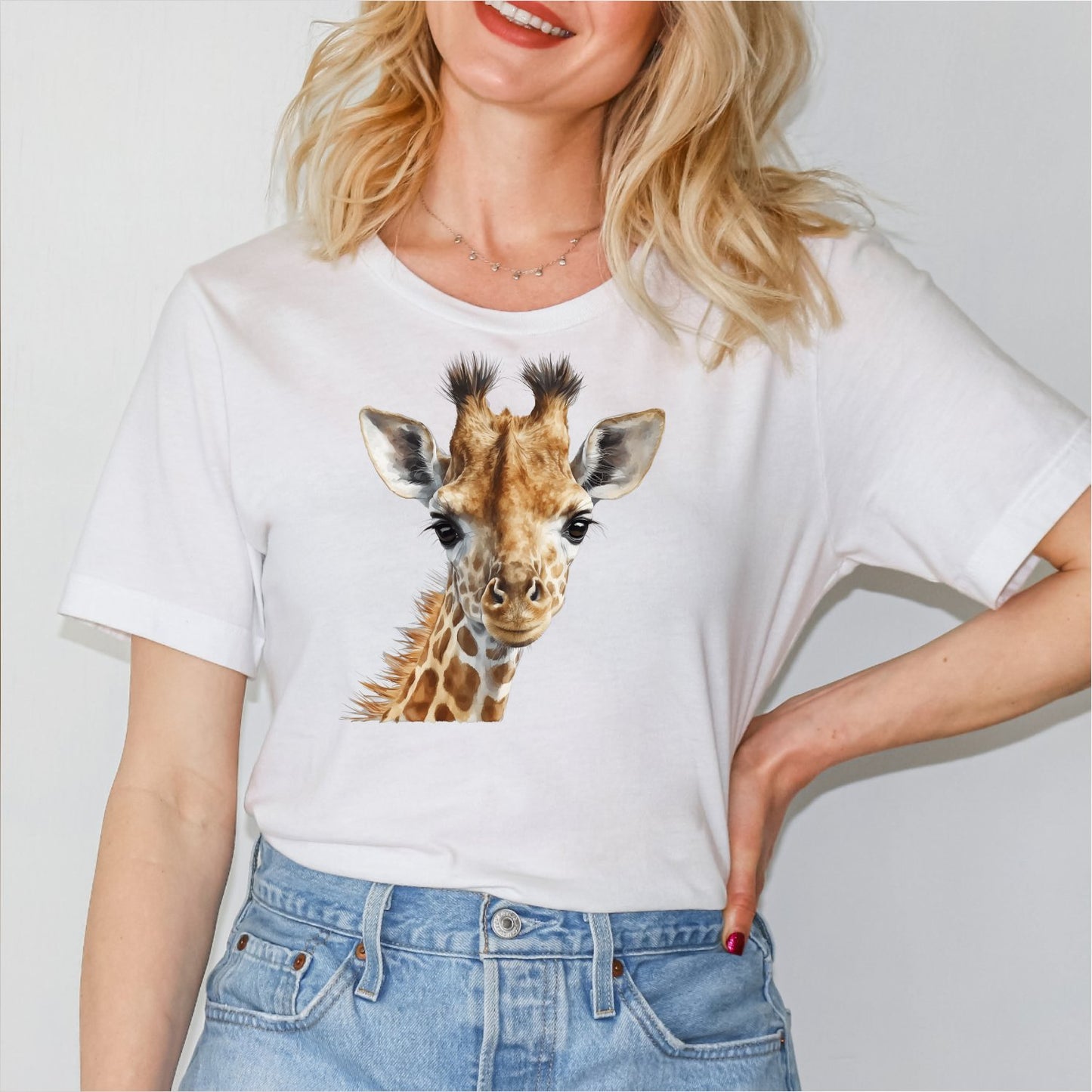 Bügelbild: Giraffe inkl. Anleitung