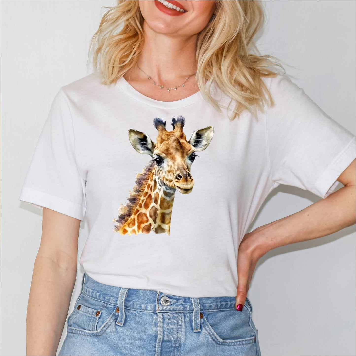 Bügelbild: Giraffe inkl. Anleitung