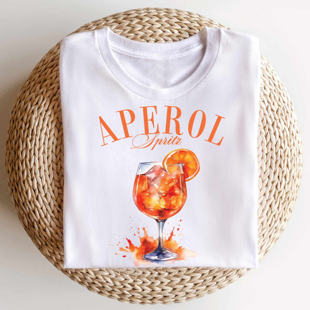 Bügelbild: Aperol-Spritz inkl. Anleitung