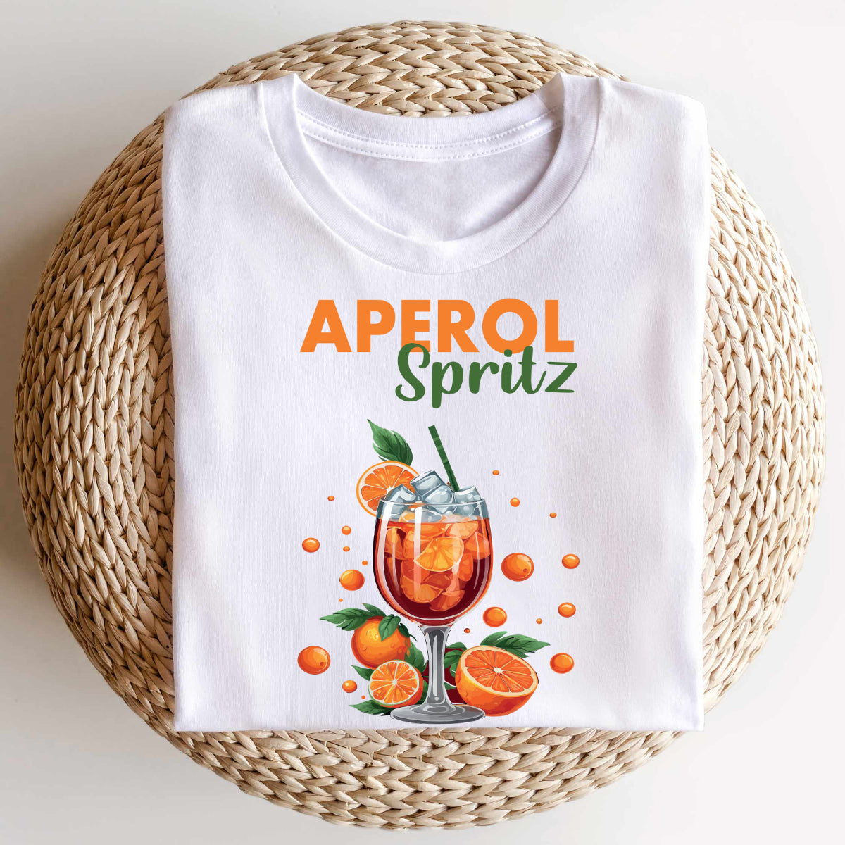 Bügelbild: Aperol-Spritz inkl. Anleitung