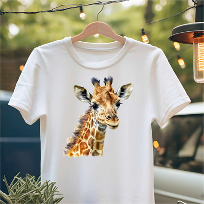 Bügelbild: Giraffe inkl. Anleitung