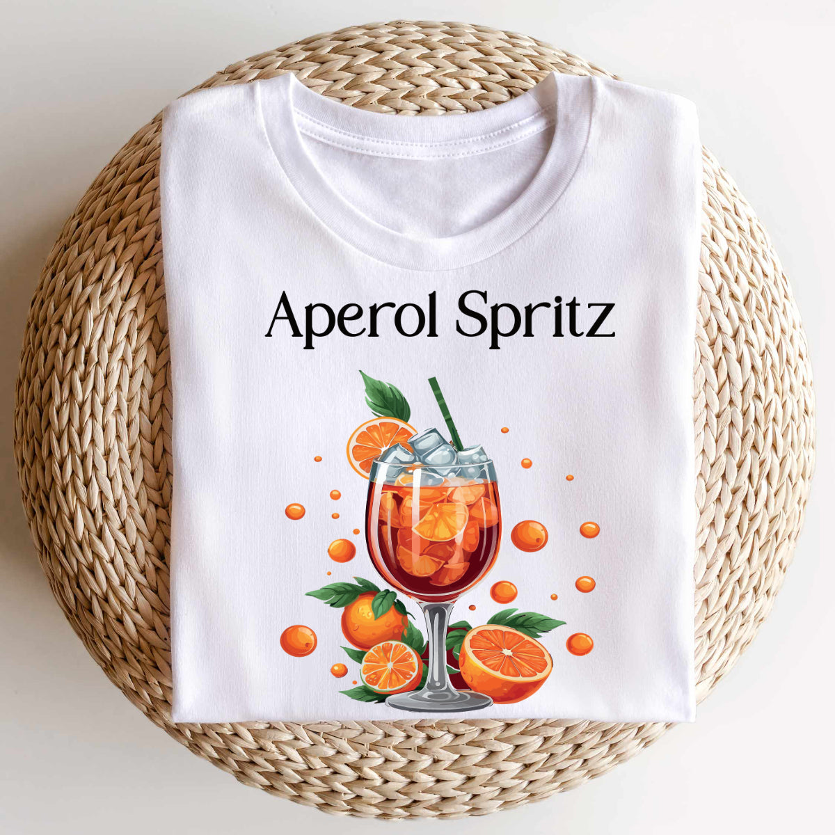 Bügelbild: Aperol-Spritz inkl. Anleitung