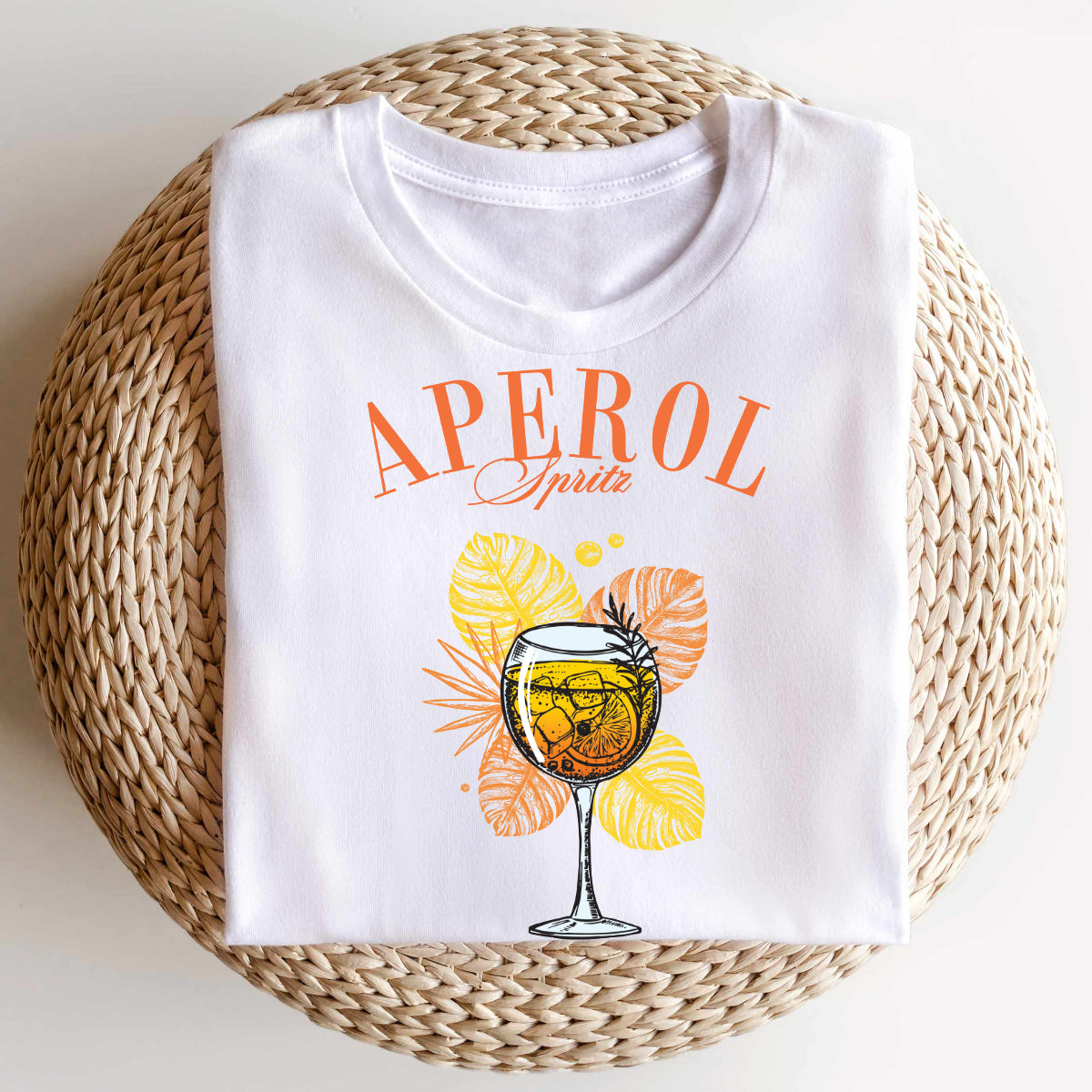 Bügelbild: Aperol-Spritz inkl. Anleitung