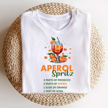 Bügelbild: Aperol-Spritz inkl. Anleitung