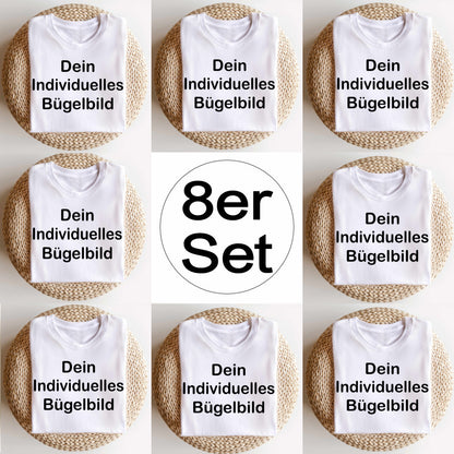 Ganze A4-Seite mit Bügelbildern – individuelle Auswahl