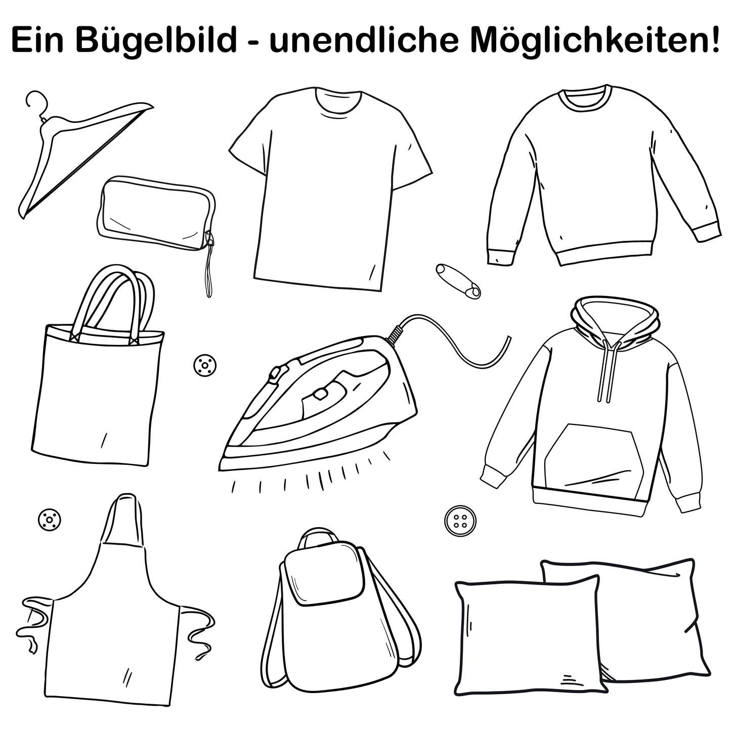 Individuelles Bügelbild