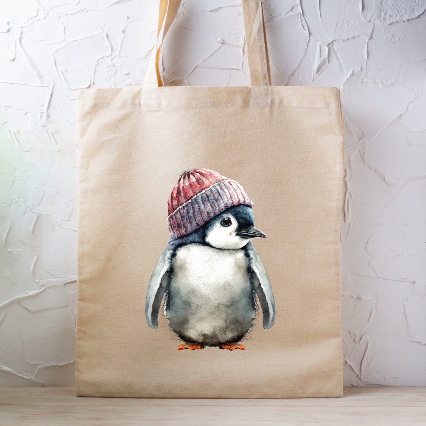 Bügelbild: Pinguin inkl. Anleitung