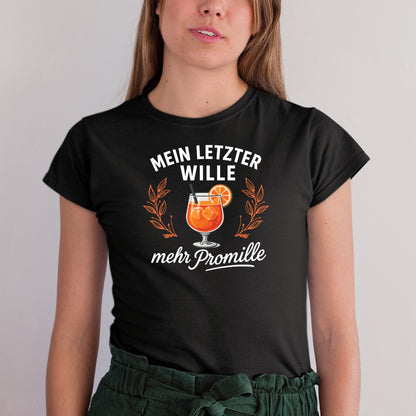 Bügelbild: Mein letzter Wille, mehr Promille inkl. Anleitung