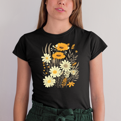 Bügelbild: Blumen - Flowers inkl. Anleitung