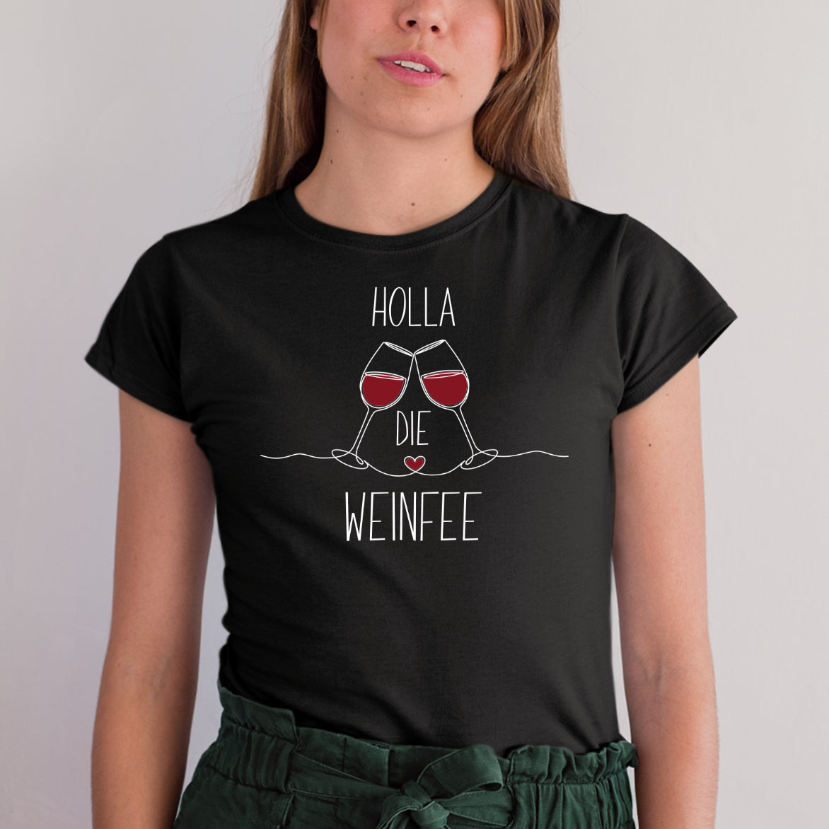 Bügelbild: Holla die Weinfee inkl. Anleitung
