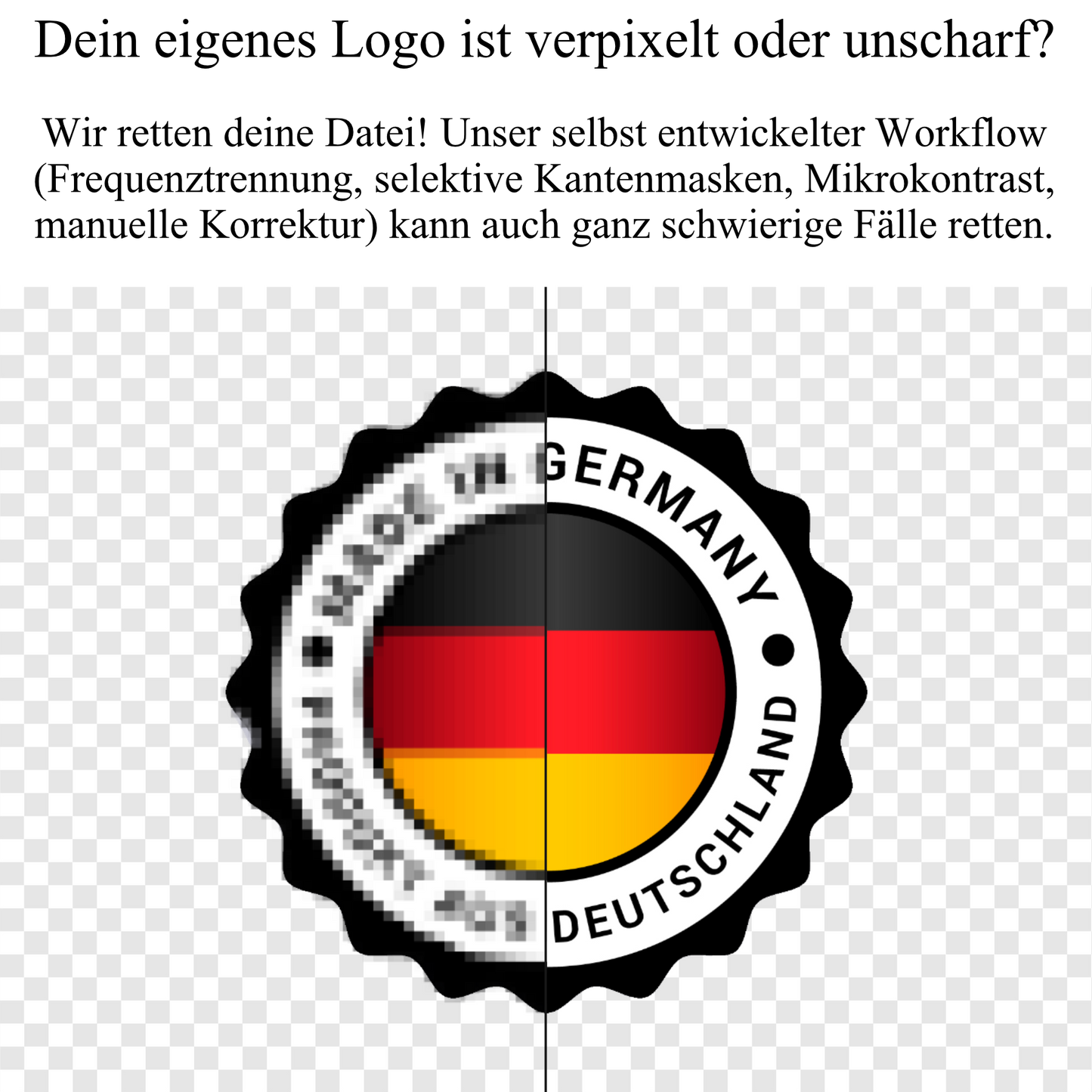 Bildoptimierung ➝ Wir schärfen dein Motiv