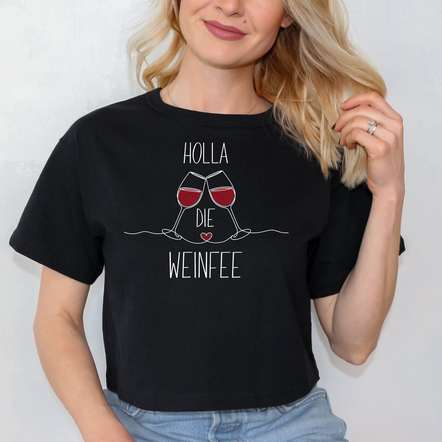 Bügelbild: Holla die Weinfee inkl. Anleitung