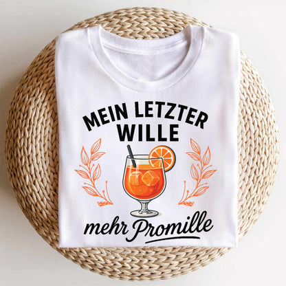 Bügelbild: Mein letzter Wille, mehr Promille inkl. Anleitung