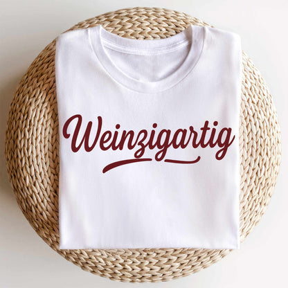 Bügelbild: Weinzigartig inkl. Anleitung