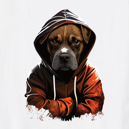 Bügelbild: Hoodie-Hund inkl. Anleitung