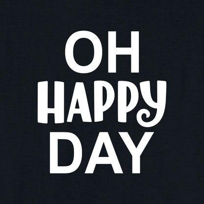 2x Bügelbild: Oh Happy Day inkl. Anleitung