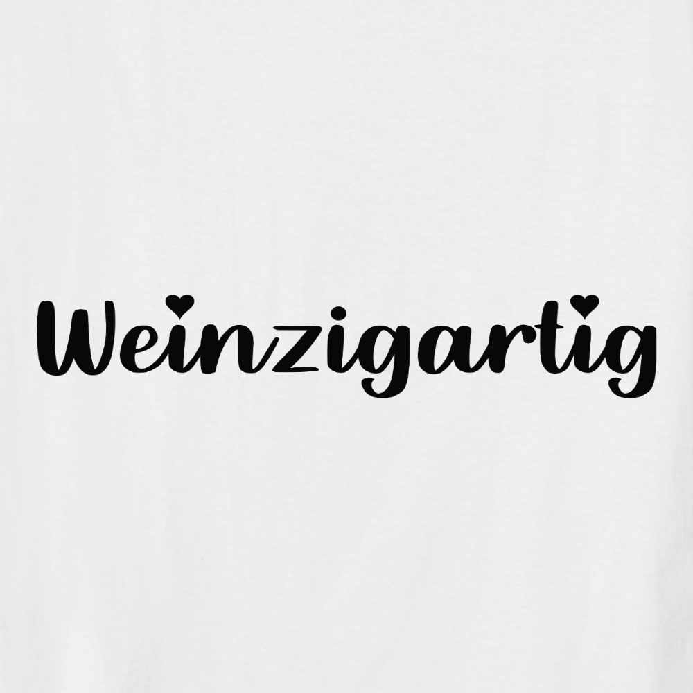 2x Bügelbild: Weinzigartig inkl. Anleitung