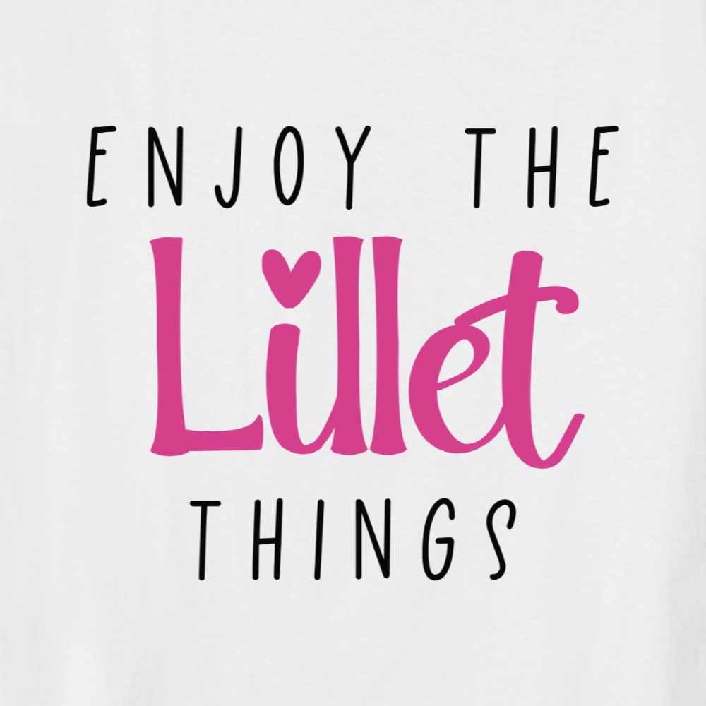 2x Bügelbild: Enjoy the Lillet things inkl. Anleitung