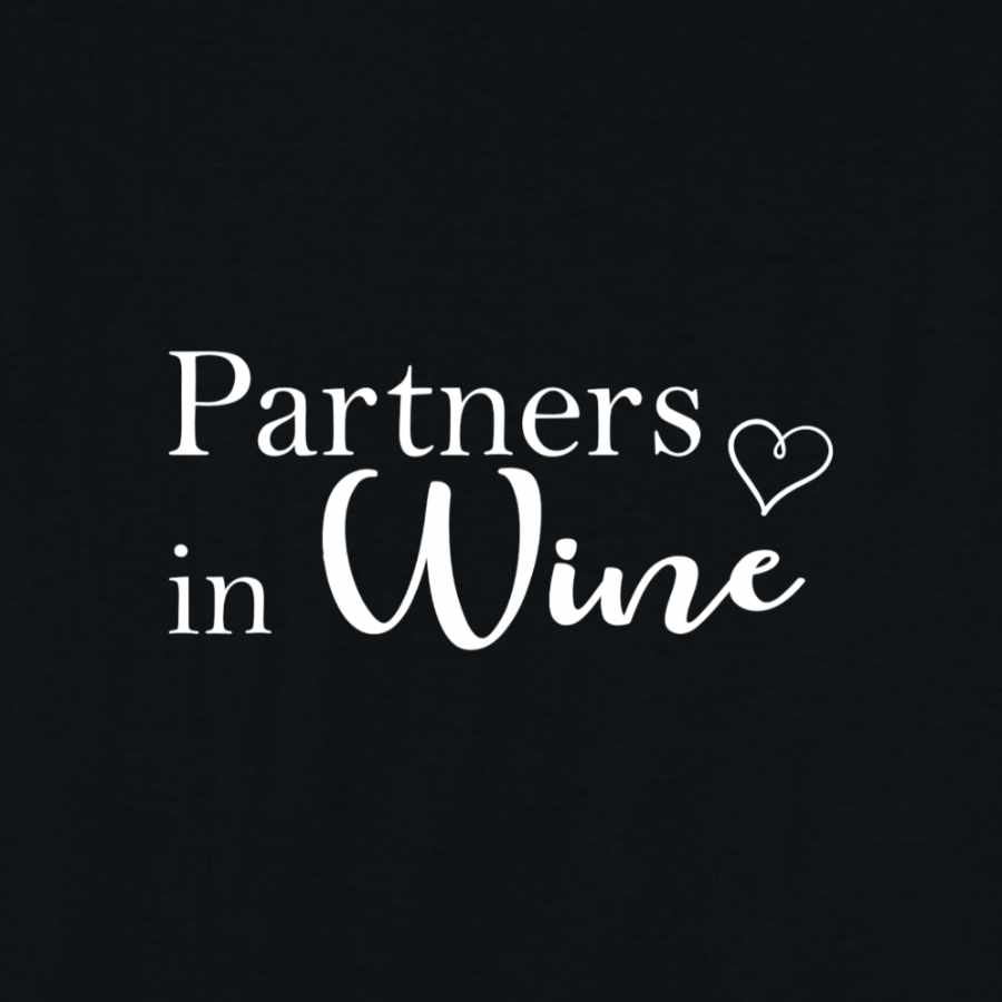 2x Bügelbild: Partners in wine inkl. Anleitung