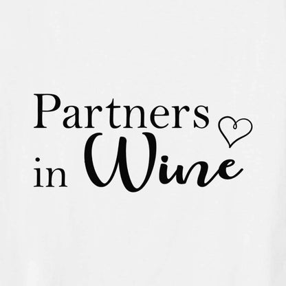 2x Bügelbild: Partners in wine inkl. Anleitung