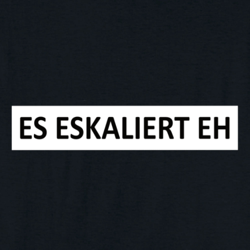 2x Bügelbild: ES ESKALIERT EH inkl. Anleitung