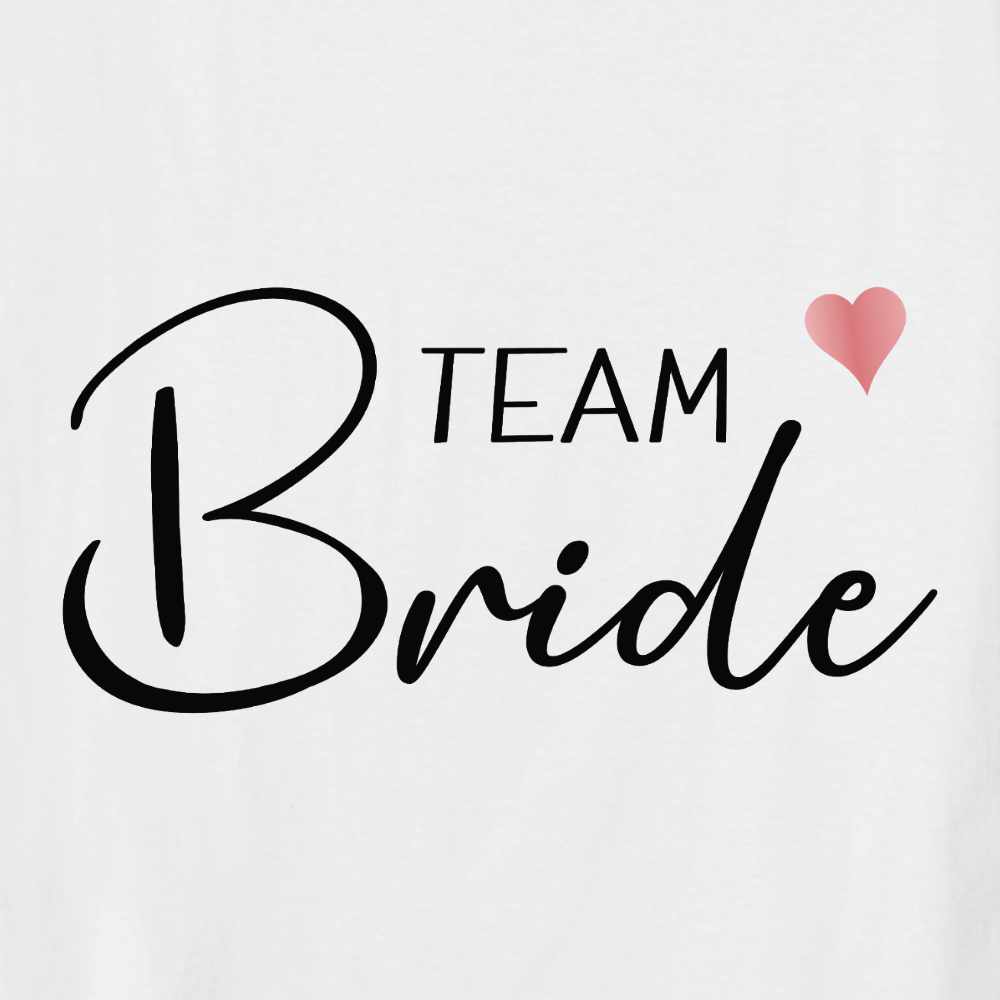 Bügelbild: Team Bride - JGA inkl. Anleitung