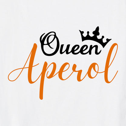 2x Bügelbild: Queen Aperol inkl. Anleitung