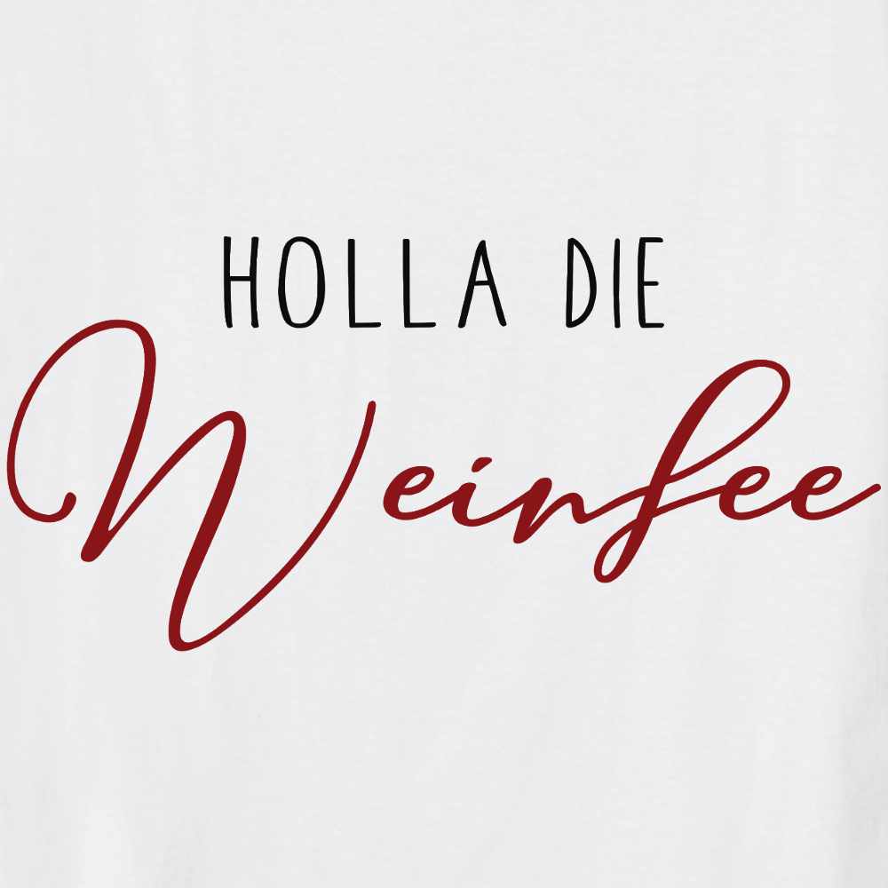 Bügelbild: Holla die Weinfee inkl. Anleitung