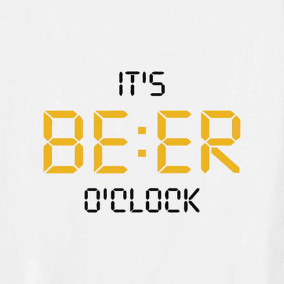 2x Bügelbild: It's beer o'clock inkl. Anleitung