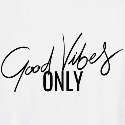 2x Bügelbild: Good Vibes Only inkl. Anleitung