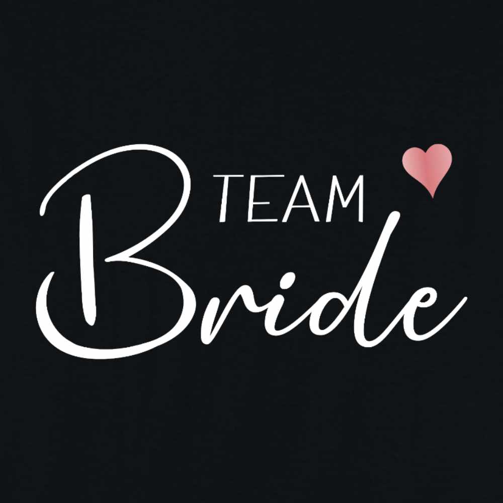 Bügelbild: Team Bride - JGA inkl. Anleitung