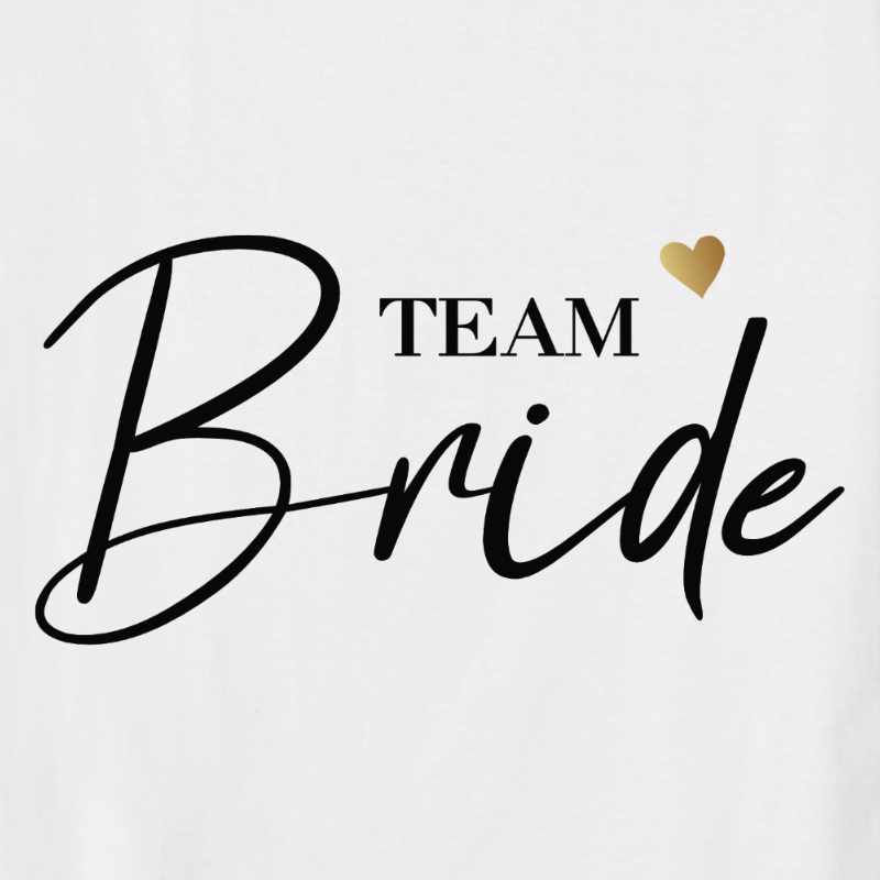 Bügelbild: Team Bride (JGA) inkl. Anleitung