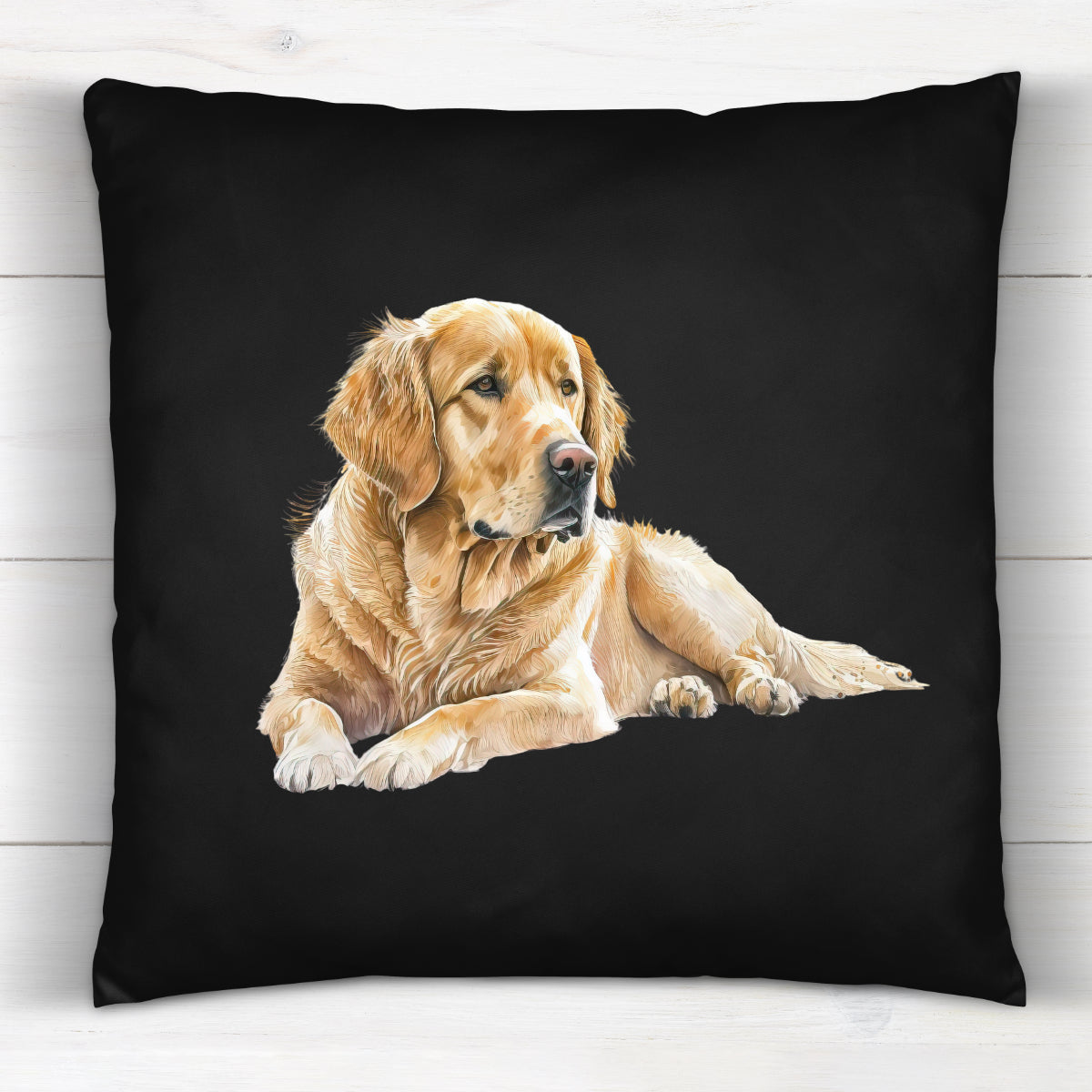 Bügelbild: Golden Retriever inkl. Anleitung