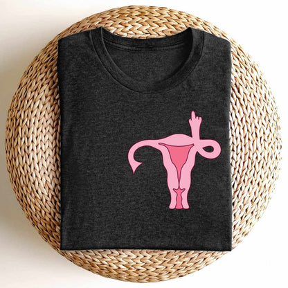 Bügelbild: Uterus inkl. Anleitung