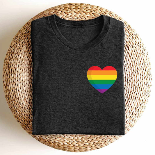 2x Bügelbild: LGBT Herz inkl. Anleitung