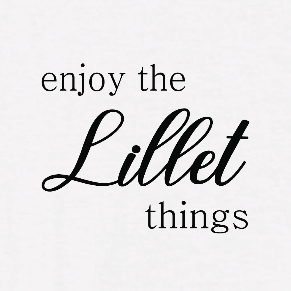 2x Bügelbild: Enjoy the Lillet things inkl. Anleitung