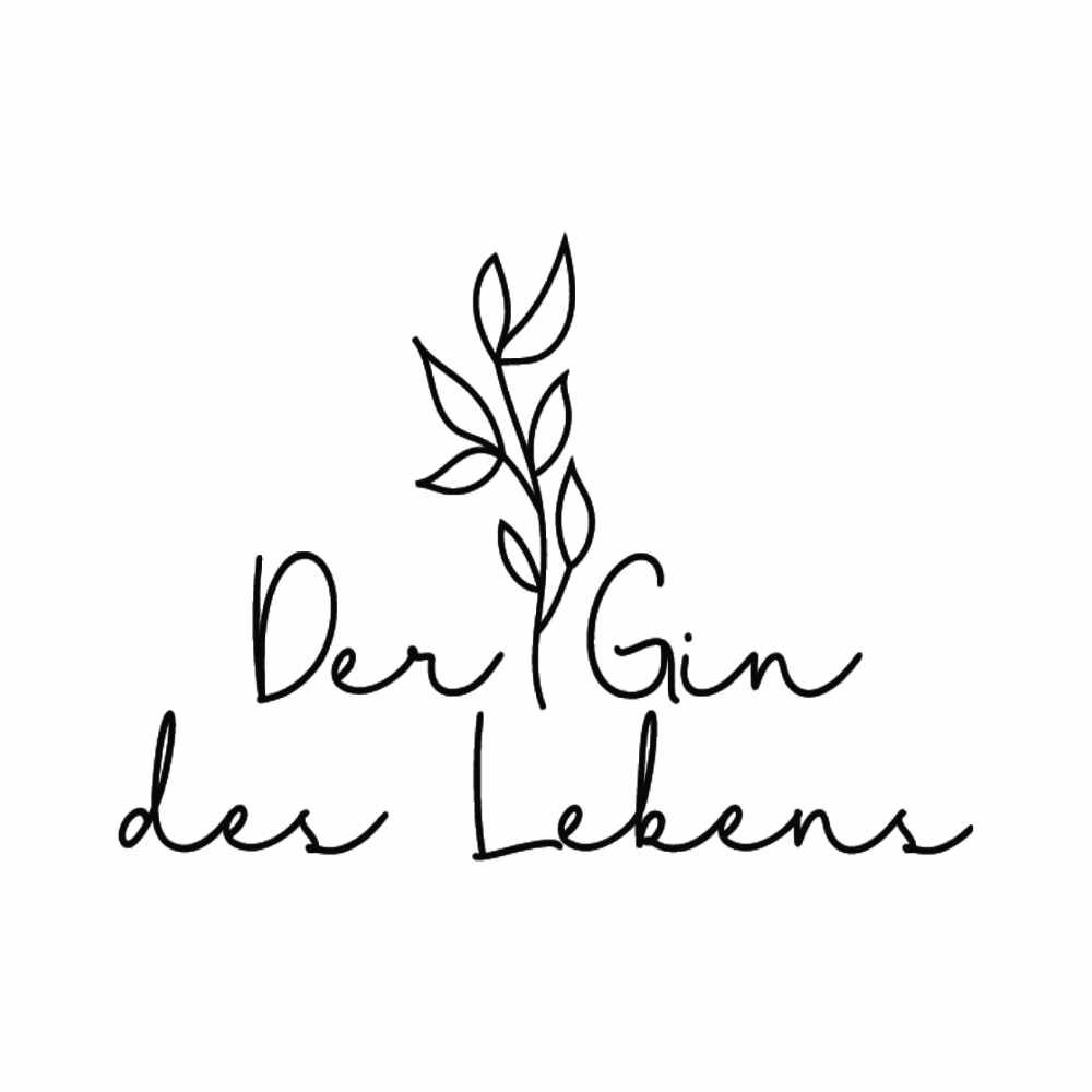 2x Bügelbild: Der Gin des Lebens inkl. Anleitung